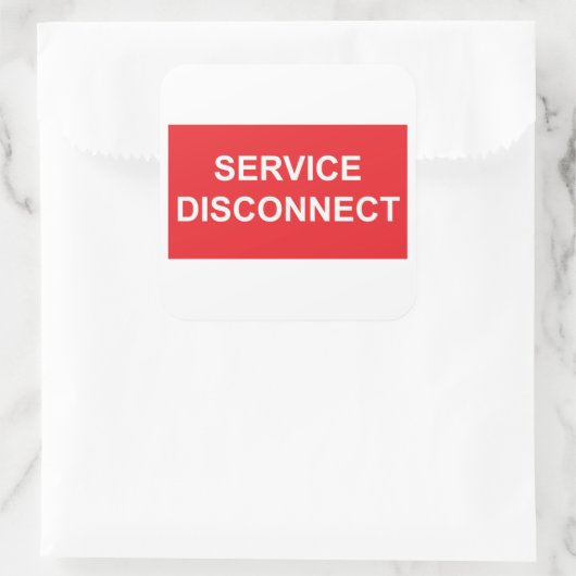 Sticker voor noodontkoppeling (Tas)