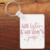 Sticker voor Ondersteunende prijsopgave Sleutelhanger (Voorkant)