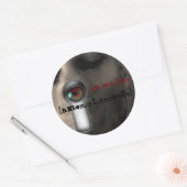 [sticker voor opening] ronde sticker (Envelop)