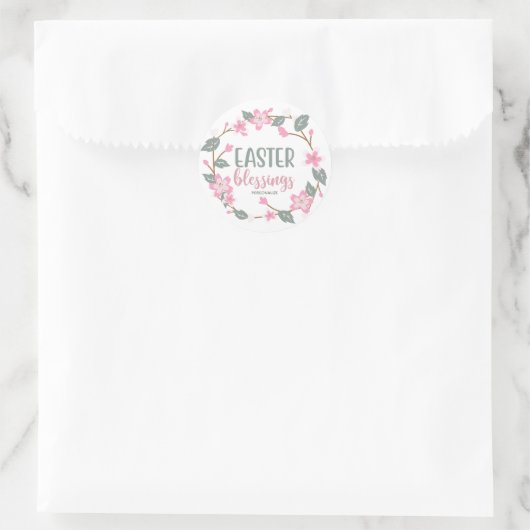 Sticker voor paasafbijten (Tas)