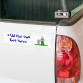 Sticker voor papa's kleine meisje (blond) (Op Truck)