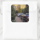 Sticker voor parkeren bij Sunset Calm – Aanpasbaar (Tas)