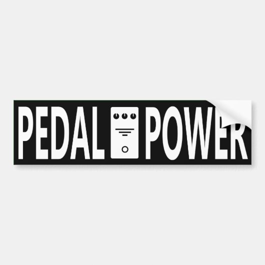 Sticker voor pedaal kracht (Voorkant)