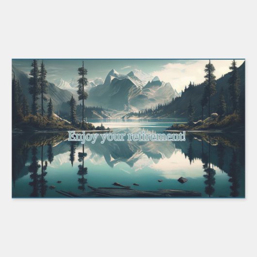 Sticker voor pensionering (Voorkant)