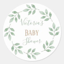 Sticker voor persoonlijk Baby shower