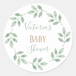 Sticker voor persoonlijk Baby shower