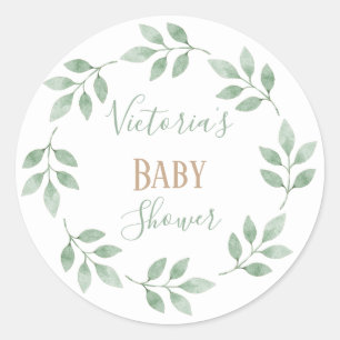Sticker voor persoonlijk Baby shower
