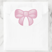 Sticker voor planner met roze strik (Tas)