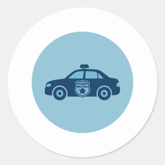 Sticker voor politieauto (Voorkant)