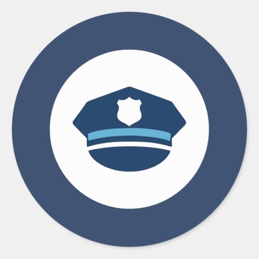 Sticker voor politiepet (Voorkant)