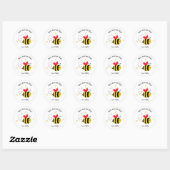 Sticker voor Positief Gedrag, Bij-erged Ster Docen (Vel)