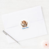 Sticker voor preppy stier of vaars team jongen (Envelop)