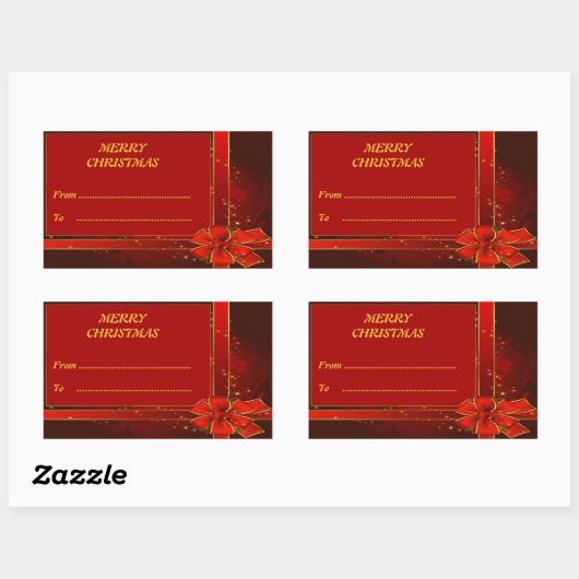 Sticker voor pretkerst (Vel)