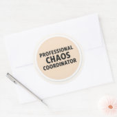 Sticker voor professionele chaoscoördinator (Envelop)