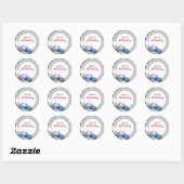 Sticker voor racer-ronde voor labels met een voord (Vel)