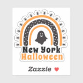 Sticker voor regenbooghalloween in New York (Vel)