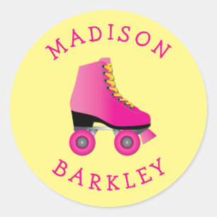 Sticker voor rolstoelschaatsen, Kind met rolschaat