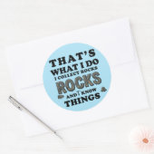 Sticker voor Rotsenverzamelaar - Grappig Geschenk (Envelop)