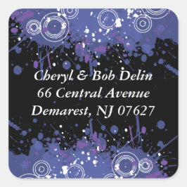 sticker voor RSVP-envelop