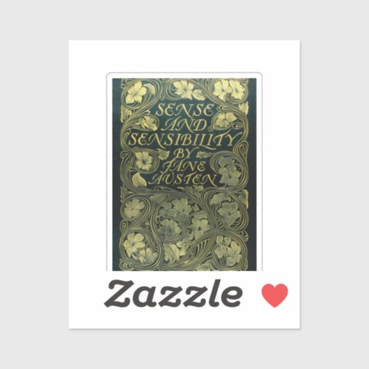 Sticker voor Sense and Sensibility Cover (Vel)