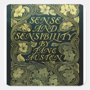 Sticker voor Sense and Sensibility-omslag