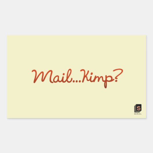 Sticker voor seriële podcast-donatie (Voorkant)