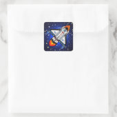 Sticker voor Space Shuttle (Tas)