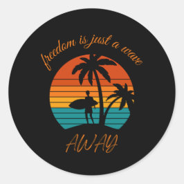 sticker voor surven liefhebber