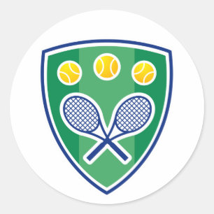 Sticker voor tennisspelers