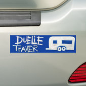 Sticker voor trailer bumper van Pro-Wrestler Dueli (Op auto)