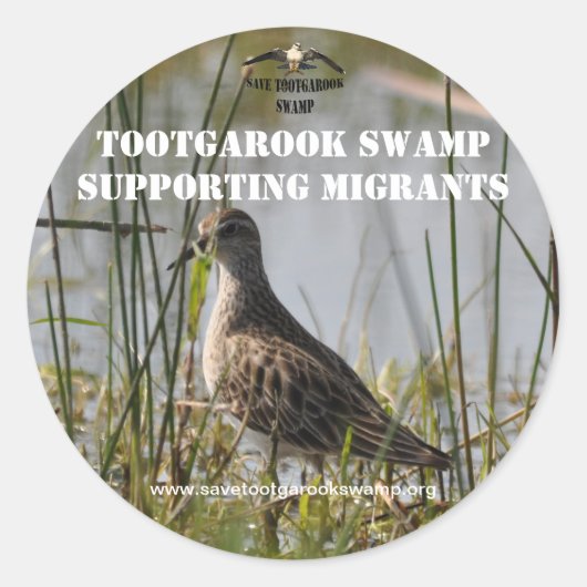Sticker voor trekvogels (Voorkant)