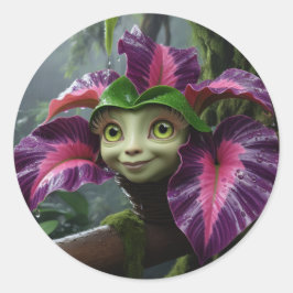 Sticker voor tropisch ontwerp