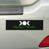 Sticker voor trotse heidenen (Op auto)