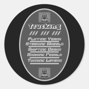 Sticker voor Truckers