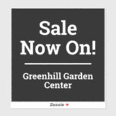 Sticker voor uitverkoop of winkelverkoop (Vel)