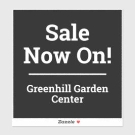 Sticker voor uitverkoop of winkelverkoop