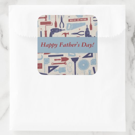 Sticker voor vaders gereedschap (Tas)