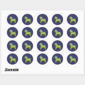 Sticker voor ventilatorvoeding Dala Horse (Vel)