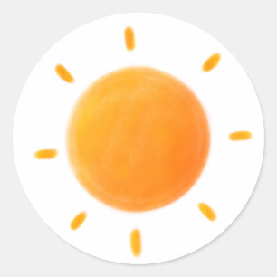 Sticker voor verkuilde zonnen