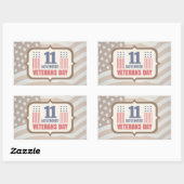  sticker voor Veteranendag (Vel)