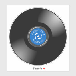 Sticker voor vinylrecord