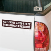 Sticker voor vrijheid bumper (Op Truck)
