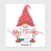 Sticker voor vrolijk kerstfeest (Vel)