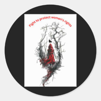 Sticker voor vrouwenrechten