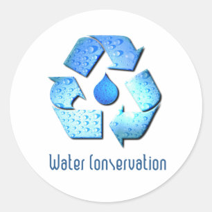 Sticker voor waterbehoud