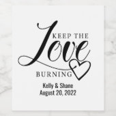 Sticker voor weddenschappen, kaarsensticker, klass (Enkel label)