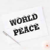 STICKER VOOR WERELDVREDE (Envelop)