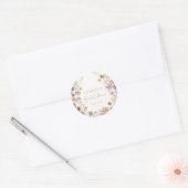 Sticker voor wildflower bruidsfeest cadeautje (Envelop)