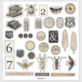  Sticker voor willekeurige elementen (Vel)