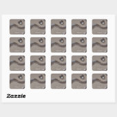 Sticker voor wimperreiniger Warm esthetisch (Vel)